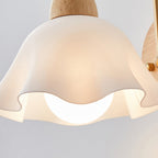 1-Light Wood Ceramic Wall Sconce - Stylish Wall Light for Living Room 6
