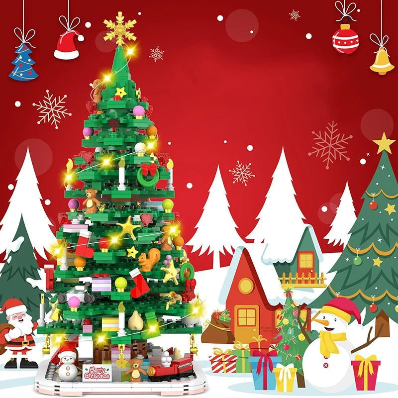 1102-Piece Christmas Advent Calendar Building Block Set with 24 Numbered Boxes for Holiday Countdown 6