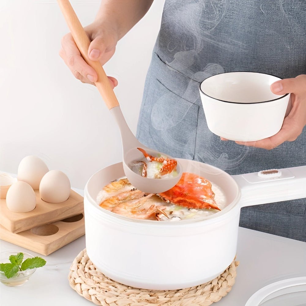 12-Piece Silicone Kitchen Utensil Set - Eco-Friendly Bamboo Handles 6