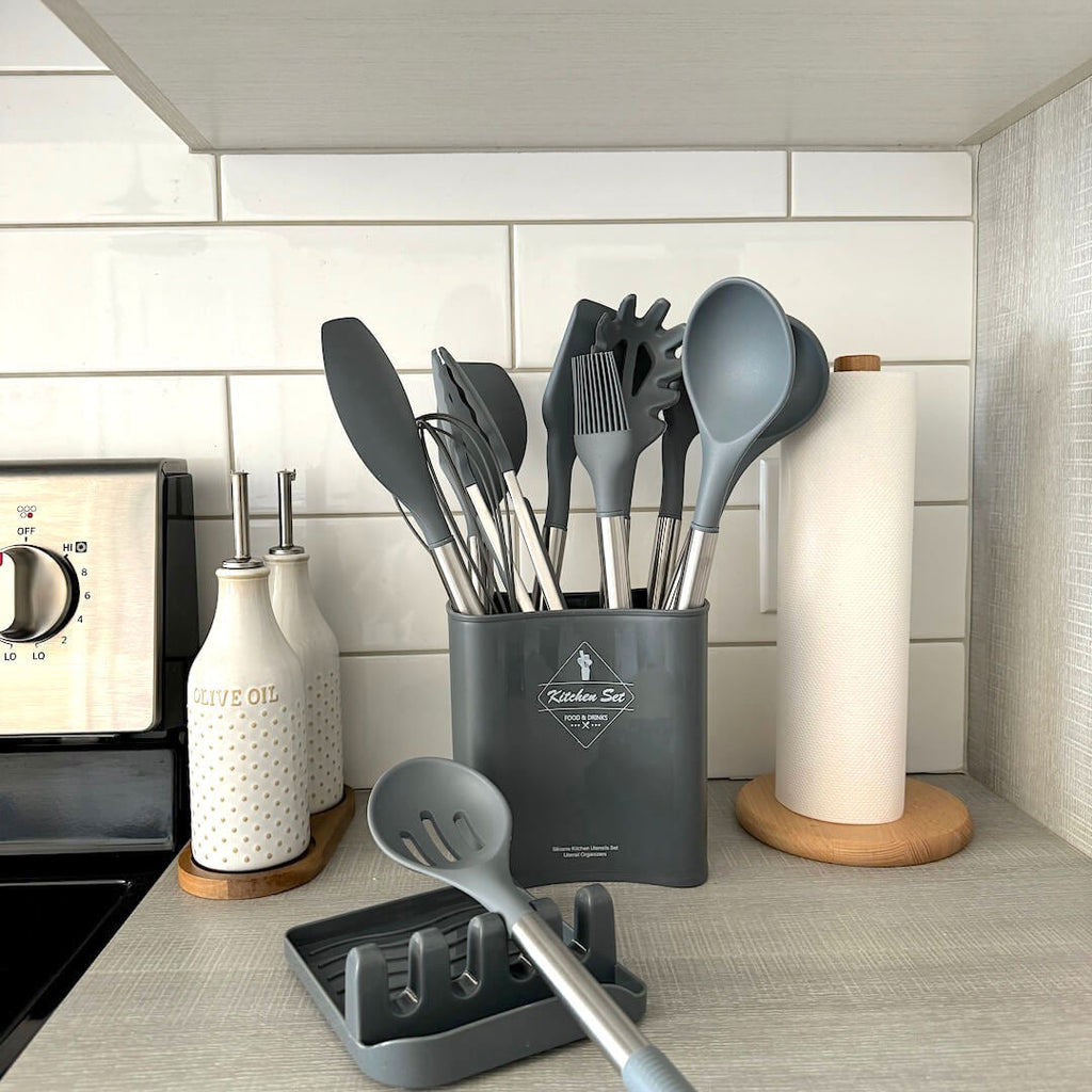 12-Piece Silicone Kitchen Utensil Set - Heat-Resistant Cooking Tools 3