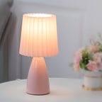 12 Inch Table Lamp - Dimmable USB Light with Modern Glass Base 9