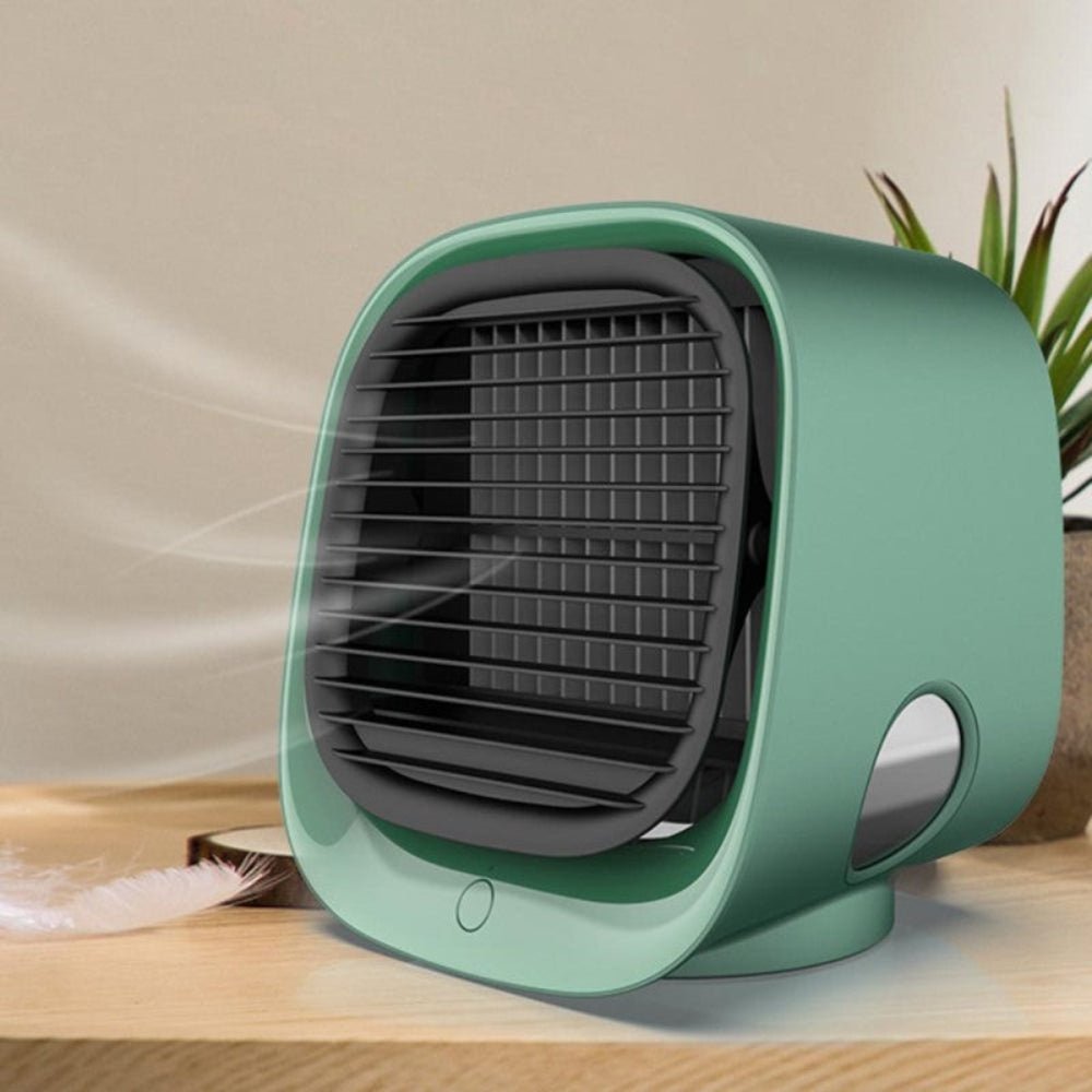 2-in-1 Air Cooler and Humidifier with Portable Design – Energy Efficient Evaporative Cooler and Cooling Fan for Indoor Comfort 2