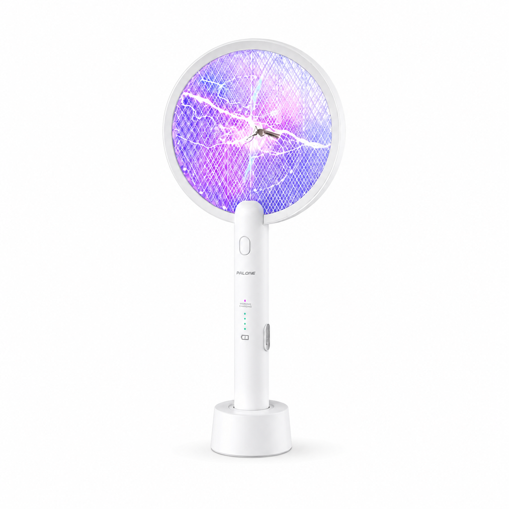 2-in-1 Electric Mosquito Zapper & Handheld Bug Swatter - USB Rechargeable 0