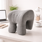 Headrest Cushion Memory Foam Ergonomic Velvet Cover Multi Position 2