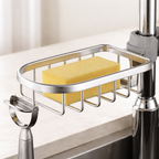 Shower Caddy Aluminum Plastic No Drill Black or Silver Single or Double 1