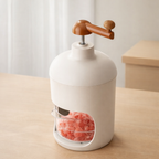 Ice Crusher Manual Hand Crank ABS Stainless Steel 14x14x24 cm 1