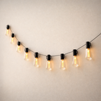 String Lights Solar Bulbs Outdoor Weather Resistant
