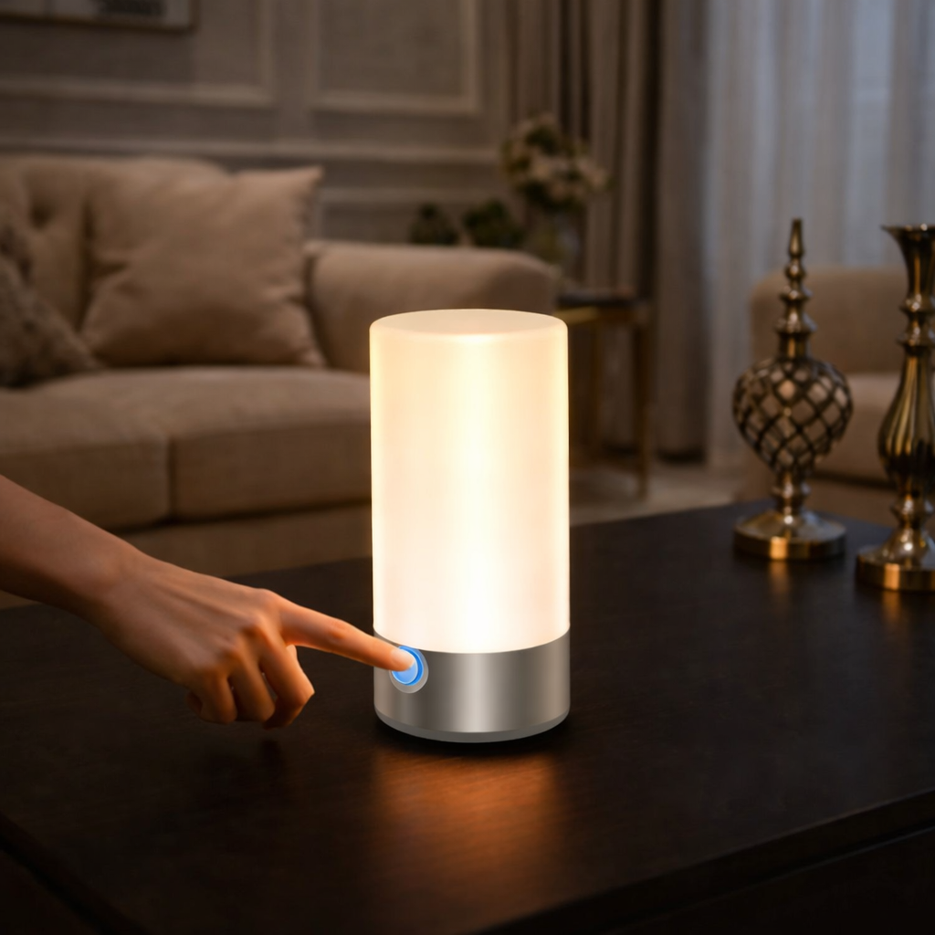 Bedside Lamp LED 5W Touch Control 15 x 15 x 30 cm