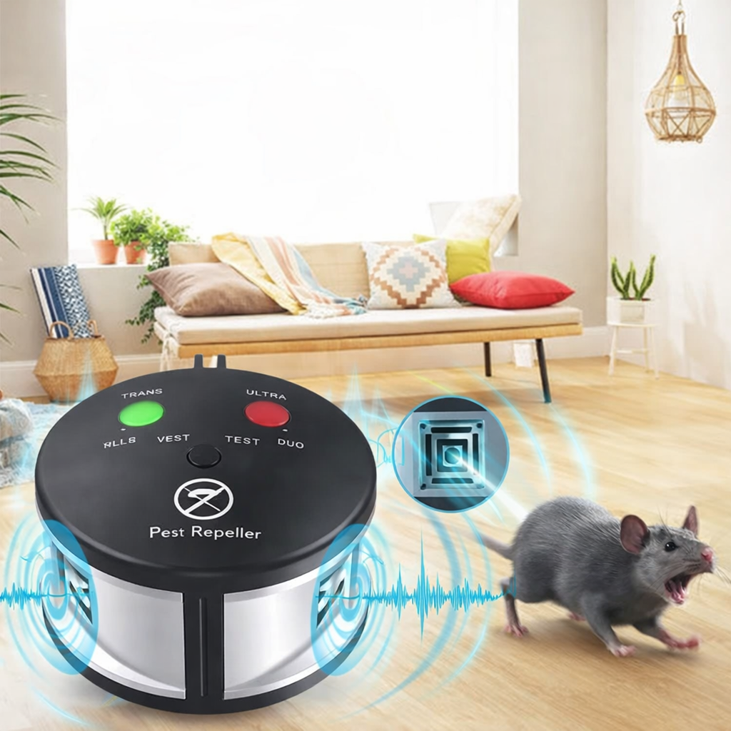 Rodent Repeller Ultrasonic 5W 9V Metal Housing