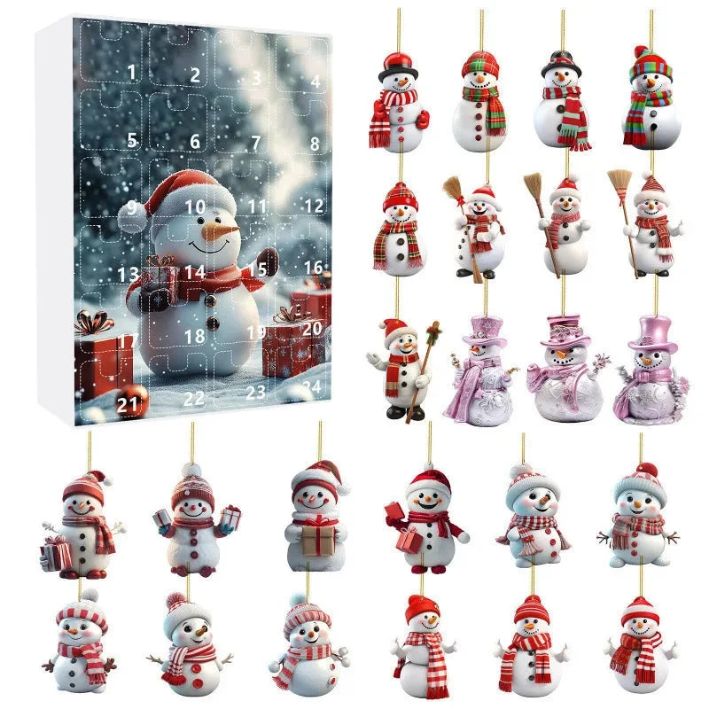 2026 Christmas Advent Calendar with 24 Unique Surprises for Kids and Adults – Family Holiday Countdown Activity Set 1