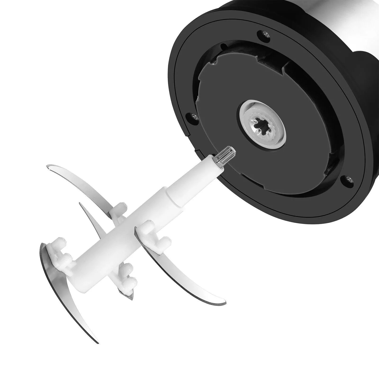 2L Food Chopper with 300W Motor and 4D Quad-Blade System – Stainless Steel Vegetable Chopper for Efficient Meal Prep 3