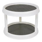 2 Tier Rotating Spice Rack Organizer - Space-Saving 360° Access 3