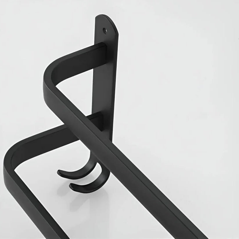 3-Tier Wall Mounted Towel Rack - Space-Saving Aluminum Towel Storage 2