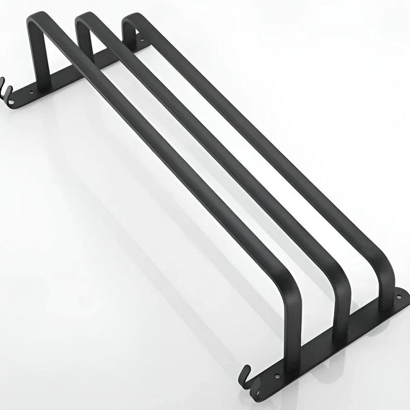 3-Tier Wall Mounted Towel Rack - Space-Saving Aluminum Towel Storage 3