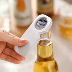 3-in-1 Bottle Opener - Magnetic, Compact, Stainless Steel Design 0