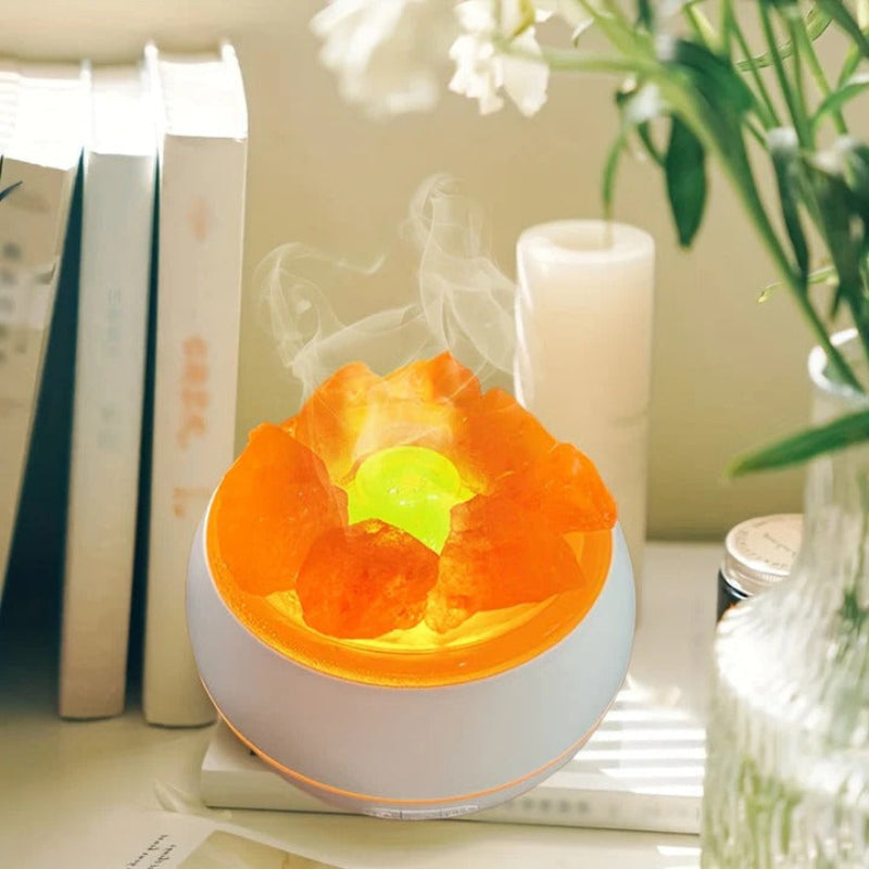 3-in-1 Himalayan Salt Lamp Diffuser - Air Purification & Aromatherapy 0