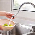 360 Degree Swivel Kitchen Faucet Aerator with Dual Spray Modes, Chrome Plated, 3 Pack 2