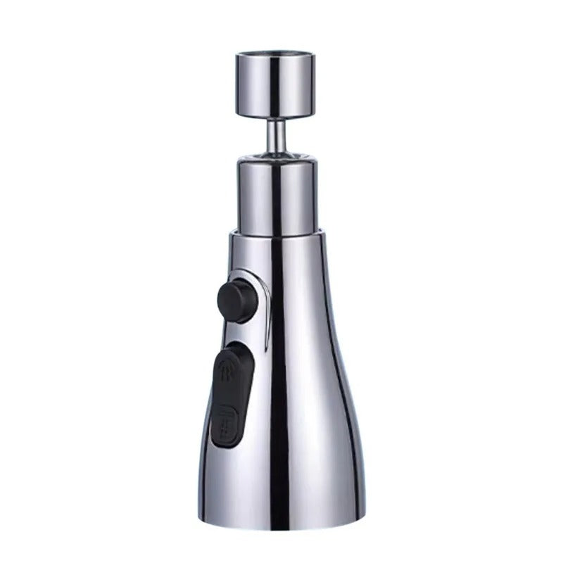 360° Rotating Kitchen Sink Aerator Extender, Splash-Free Water Control, Universal Fit, Durable BPA-Free Plastic 0