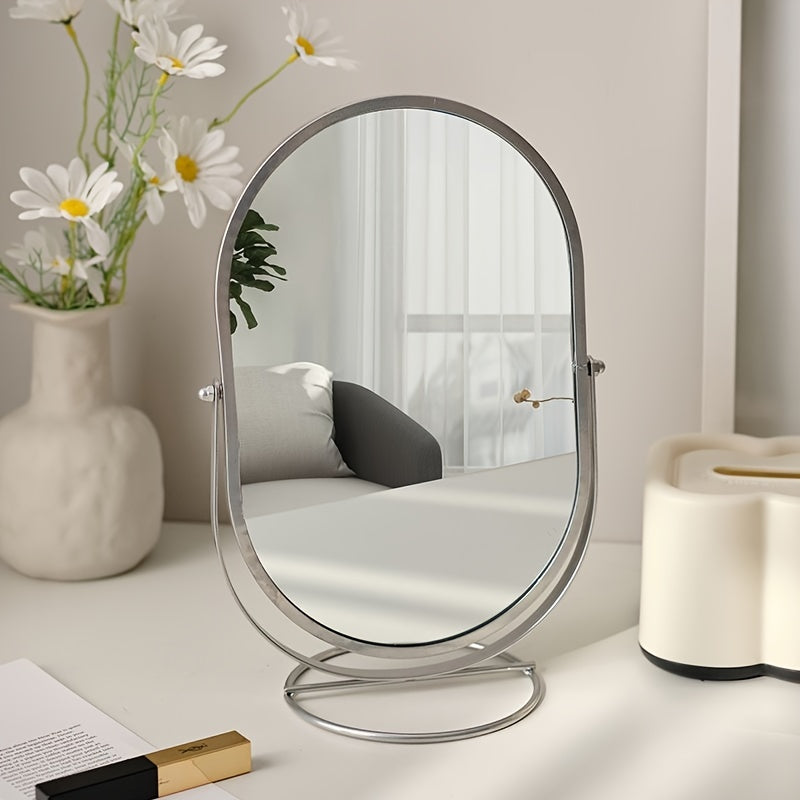 360° Rotating Vanity Mirror - Elegant, Portable & Eco-Friendly Design 1