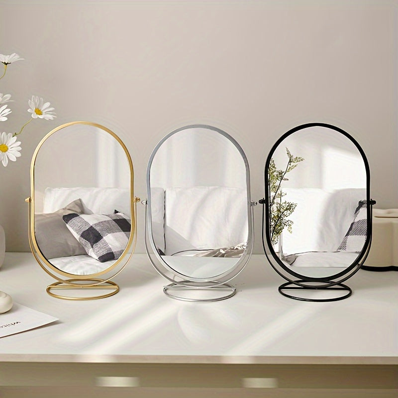 360° Rotating Vanity Mirror - Elegant, Portable & Eco-Friendly Design 5