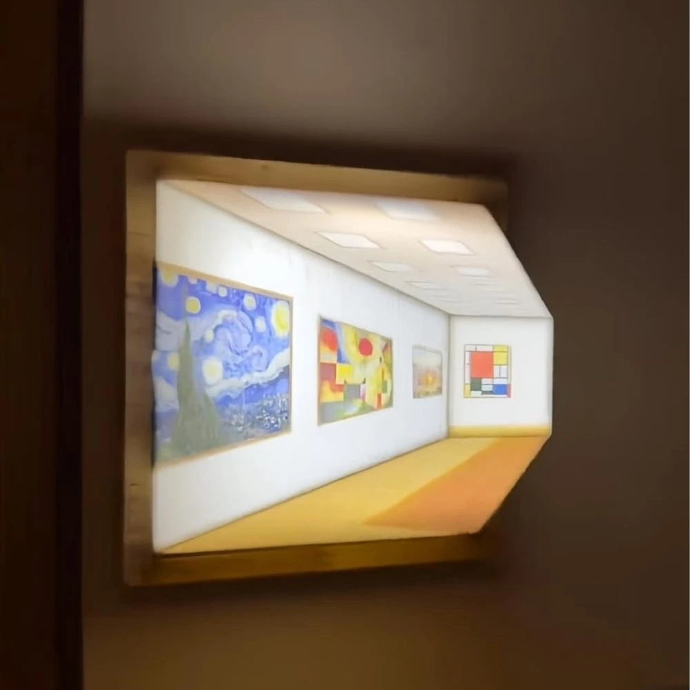 3D Illusion Art Light with Adjustable Color Modes – Rechargeable Cordless Lamp for Home and Office Decor 8