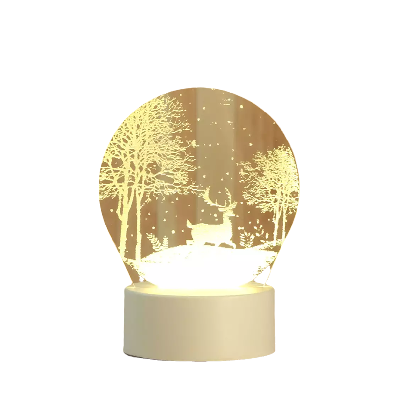 3D LED Night Lamp - Multi-Color Illumination for Bedroom Ambiance 11