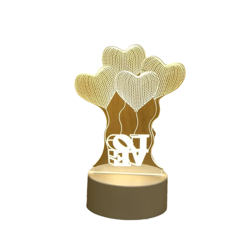 3D LED Night Lamp - Multi-Color Illumination for Bedroom Ambiance 13