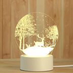 3D LED Night Lamp - Multi-Color Illumination for Bedroom Ambiance 7