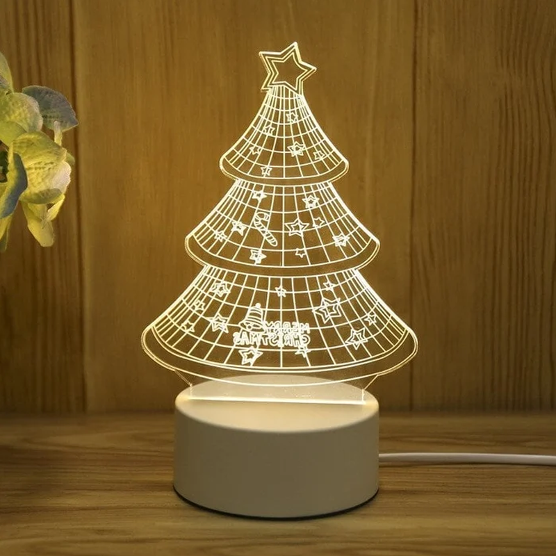 3D LED Night Lamp - Multi-Color Illumination for Bedroom Ambiance 8