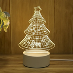 3D LED Night Lamp - Multi-Color Illumination for Bedroom Ambiance 8