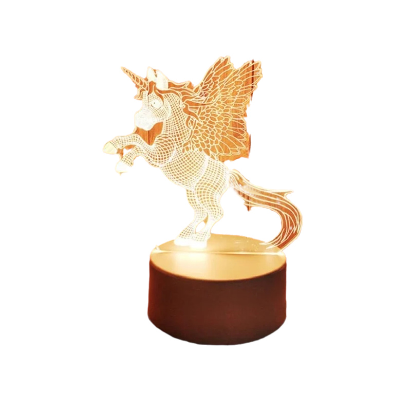 3D LED Night Lamp - Multi-Color Illumination for Bedroom Ambiance 9