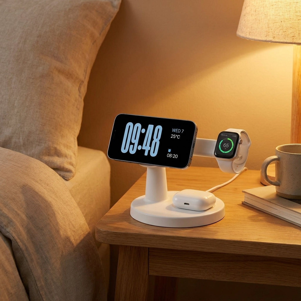 3 In 1 Wireless Charging Station - Fast MagSafe Charger for iPhone, Watch & AirPods 1