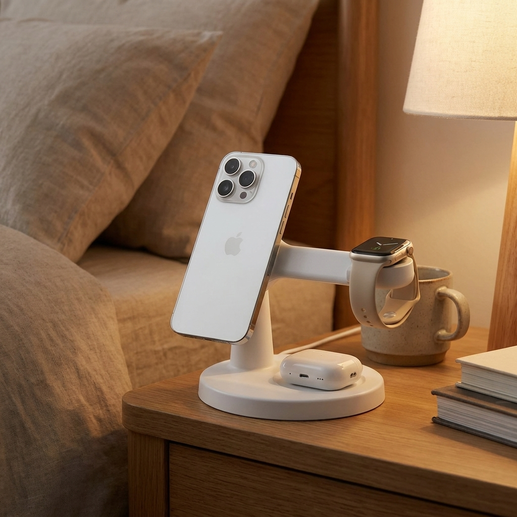 3 In 1 Wireless Charging Station - Fast MagSafe Charger for iPhone, Watch & AirPods 6