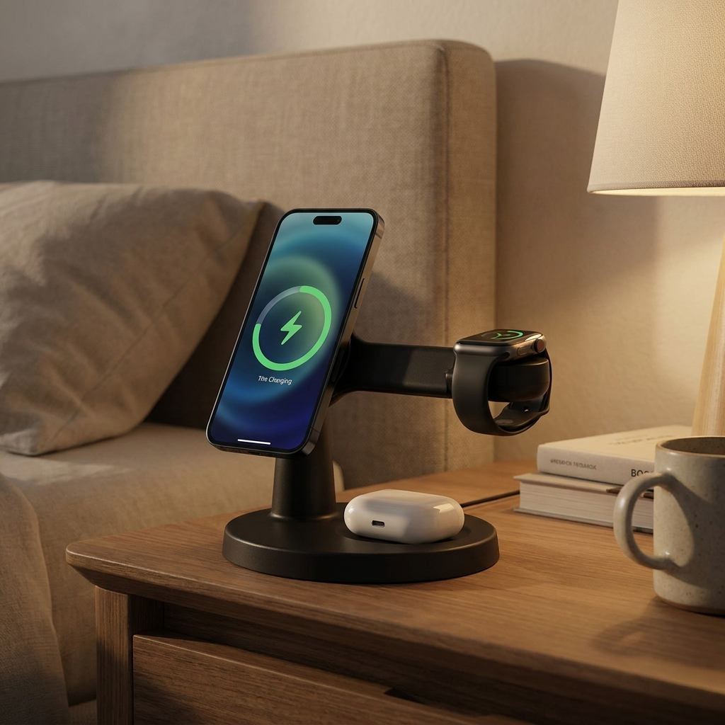 3 In 1 Wireless Charging Station - Fast MagSafe Charger for iPhone, Watch & AirPods 8