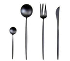 4-Piece Cutlery Set - Durable 304 Stainless Steel & Sleek Design 0