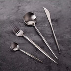 4-Piece Cutlery Set - Durable 304 Stainless Steel & Sleek Design 1