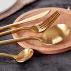 4-Piece Cutlery Set - Durable 304 Stainless Steel & Sleek Design 3