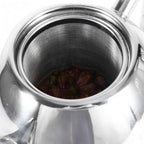 Tea Kettle, Removable Mesh Filter, Polished Finish, Vented Lid