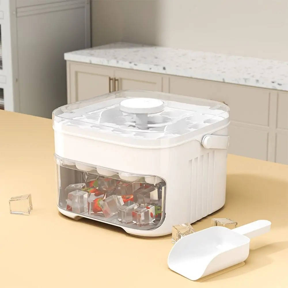 50 Cube Ice Cube Maker Tray - Effortless Ice Production & Easy Release 2
