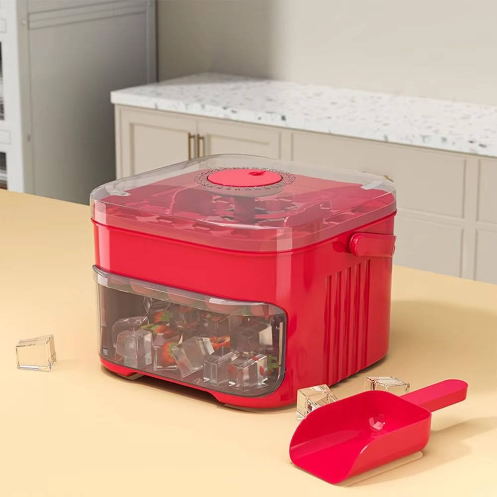 50 Cube Ice Cube Maker Tray - Effortless Ice Production & Easy Release 3
