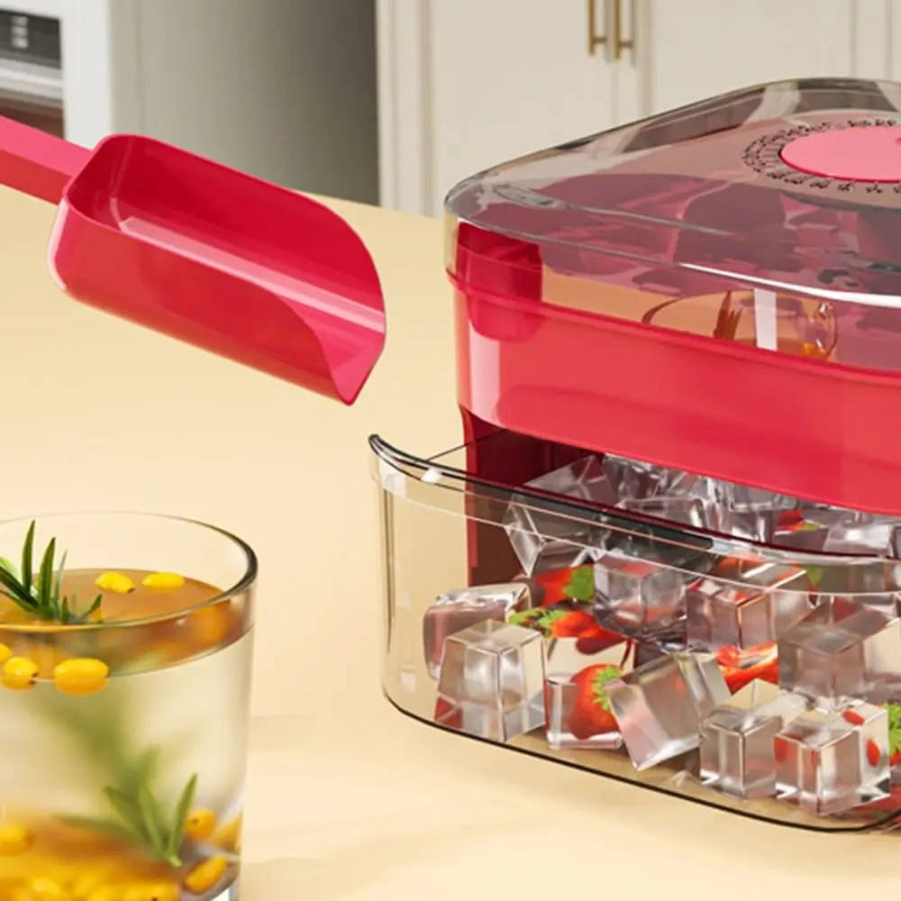 50 Cube Ice Cube Maker Tray - Effortless Ice Production & Easy Release 4