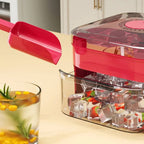 50 Cube Ice Cube Maker Tray - Effortless Ice Production & Easy Release 4