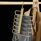 6-Tier Pants Hanger Organizer with 360° Rotating Hook – Space-Saving Aluminum Alloy Design 4