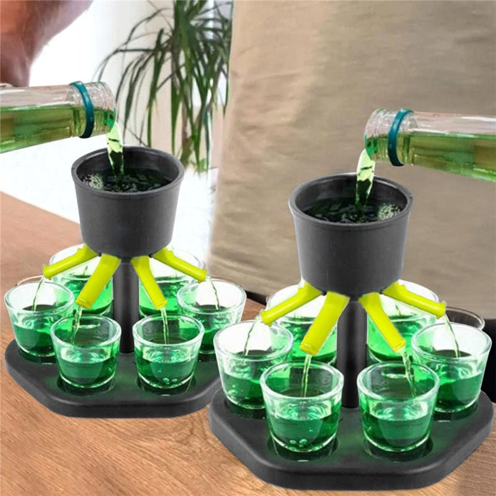 6-in-1 Shots Dispenser - Even Pouring for Quick Serving of 6 Drinks 5