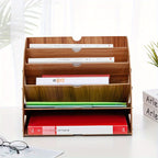 A4 Desk Organizer - 5-Tier Desktop Storage for Stylish Efficiency 4