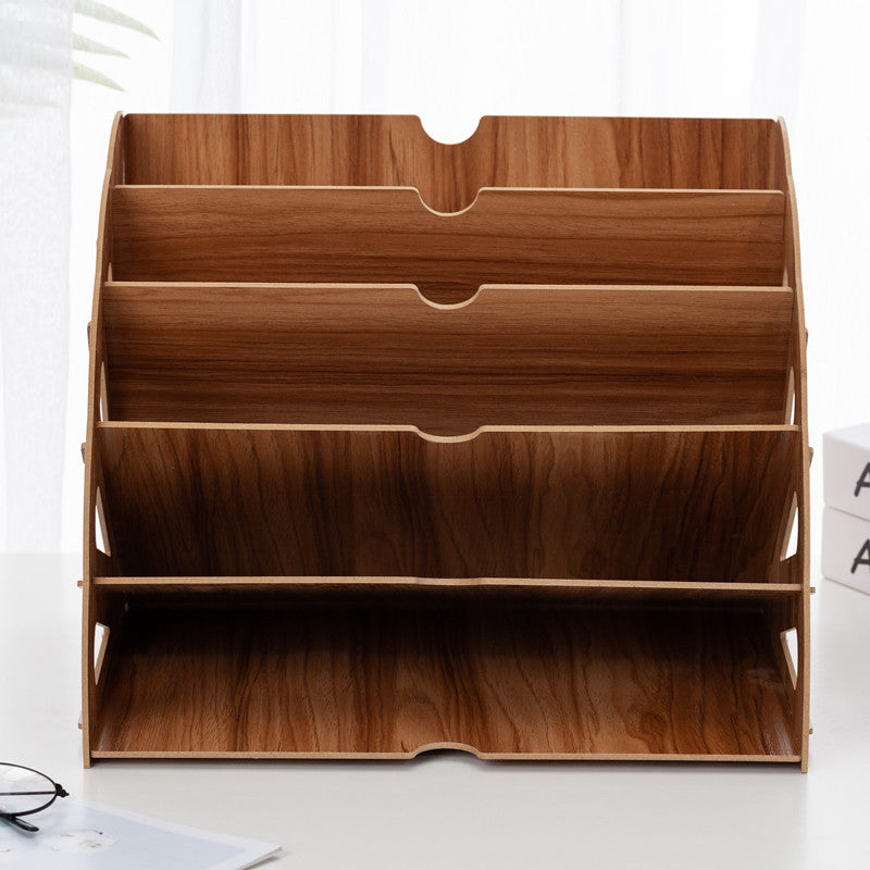 A4 Desk Organizer - 5-Tier Desktop Storage for Stylish Efficiency 7