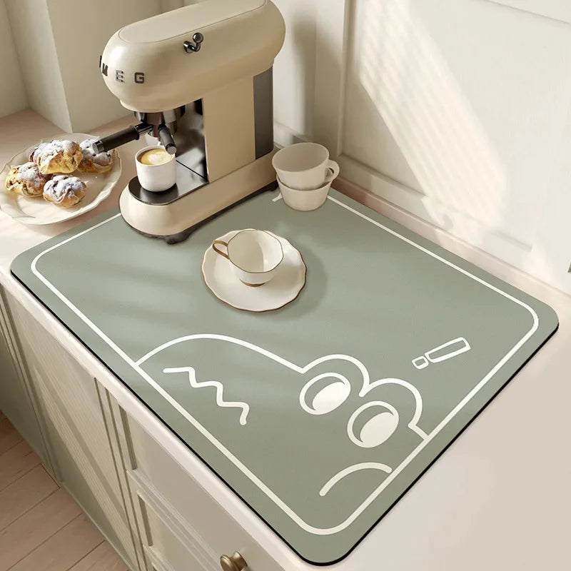 Absorbent Kitchen Mat - Quick Drying, Non-Slip & Machine Washable 50x60cm 0