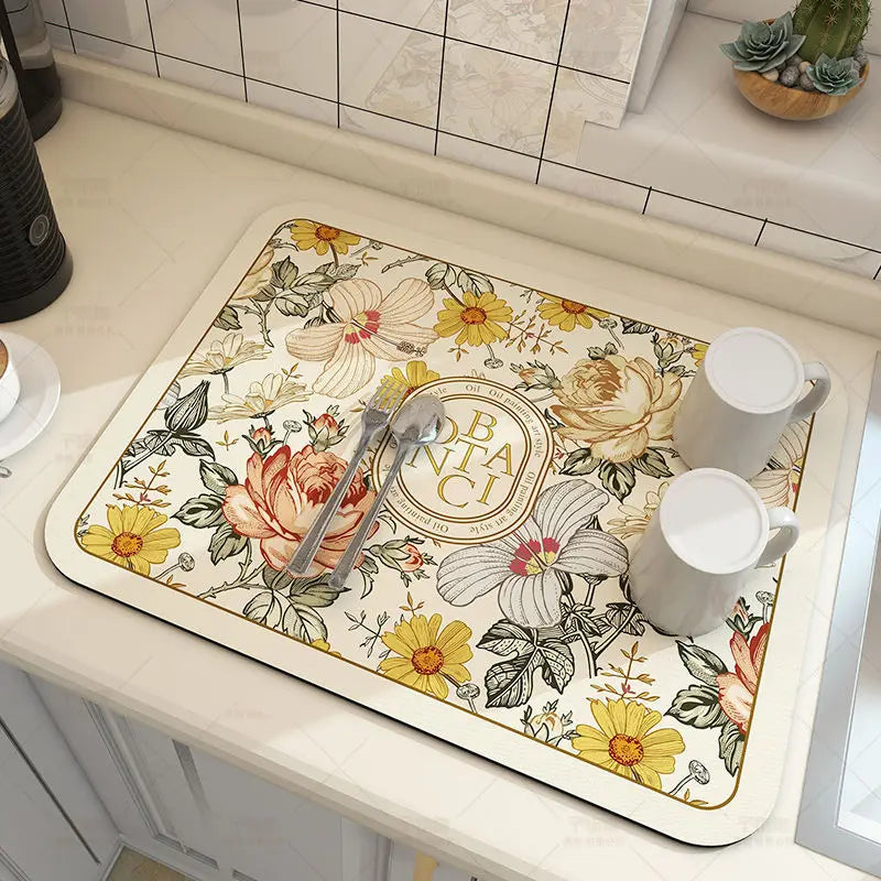 Absorbent Kitchen Mat - Quick Drying, Non-Slip & Machine Washable 50x60cm 11