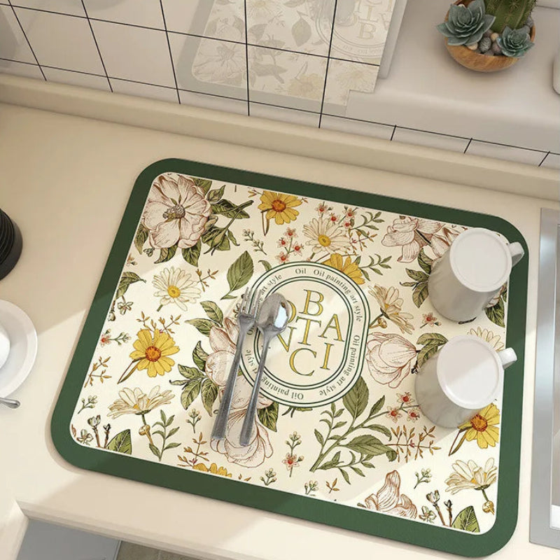 Absorbent Kitchen Mat - Quick Drying, Non-Slip & Machine Washable 50x60cm 3