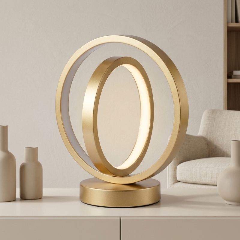 Accent Lamp Circular Design USB Powered Dimmable 01